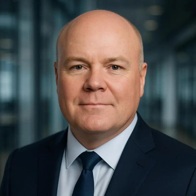 Portrait of Danny Walker, Managing Director of Red Dot Air Ambulance
